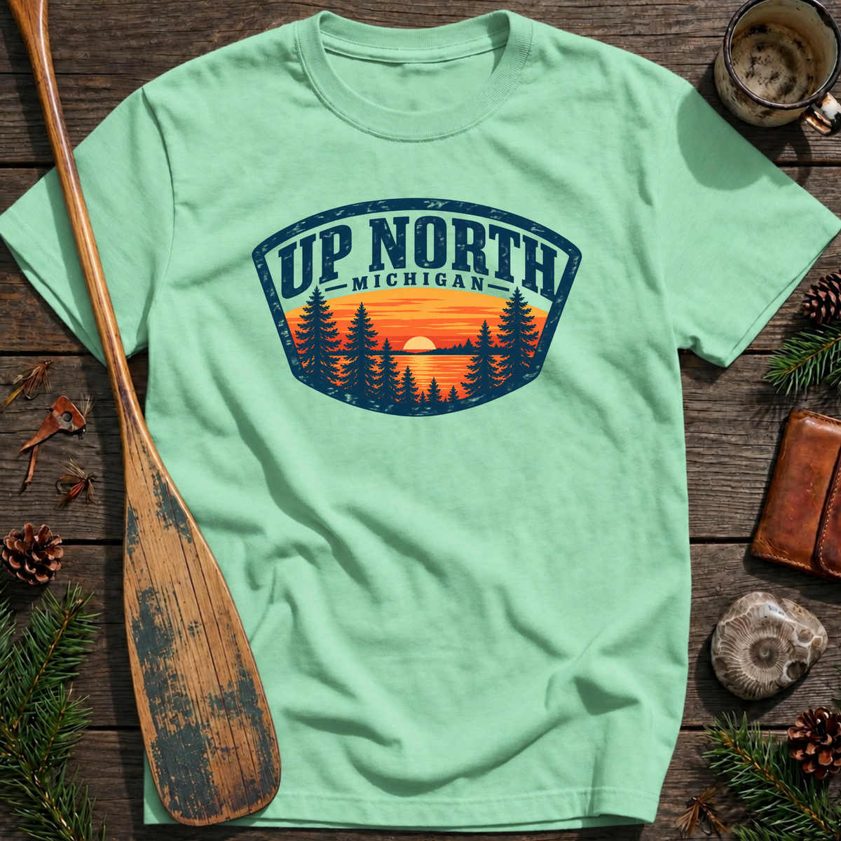 Up North Michigan Sunset T-Shirt