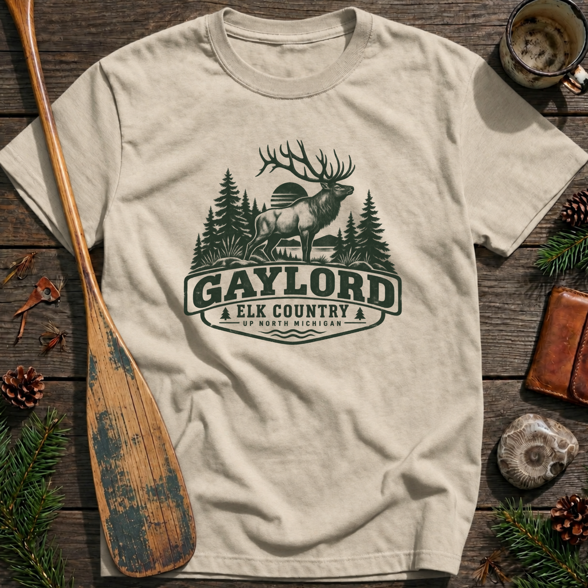 Gaylord Michigan Elk Country T‑Shirt