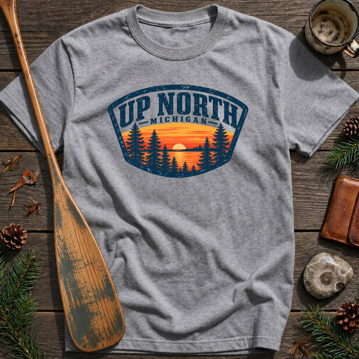 Up North Michigan Sunset T-Shirt