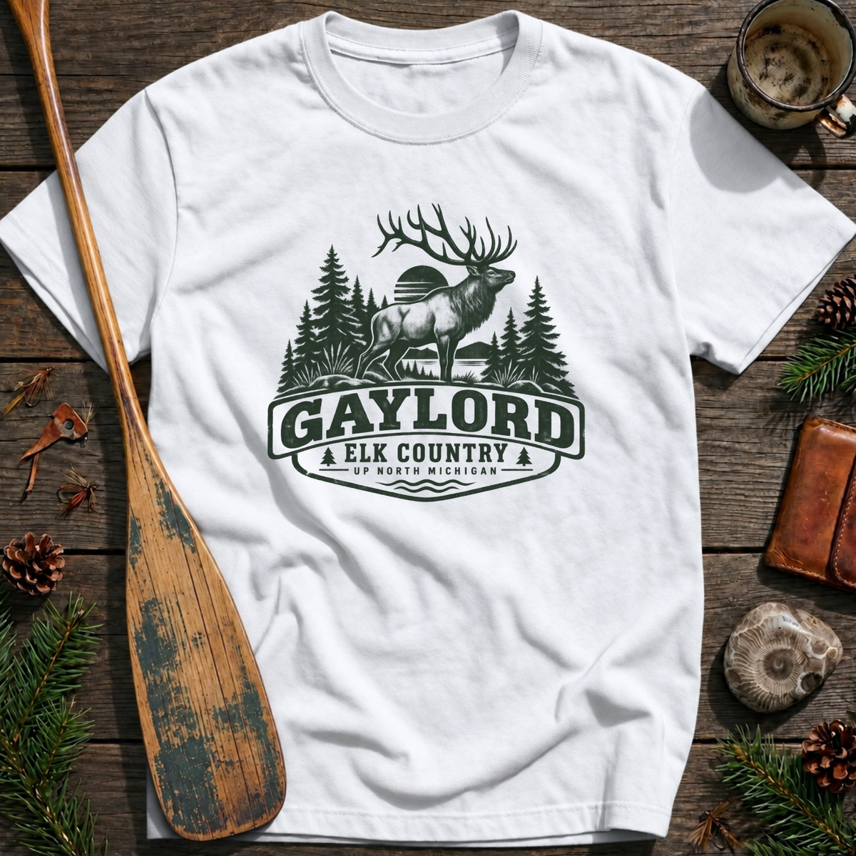Gaylord Michigan Elk Country T‑Shirt